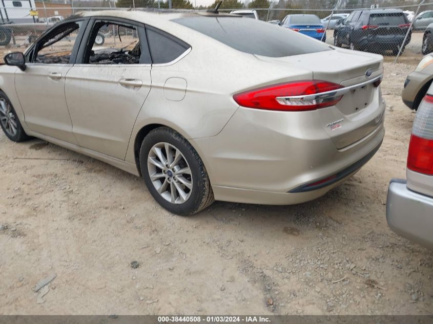 2017 FORD FUSION SE - 3FA6P0HD2HR279286