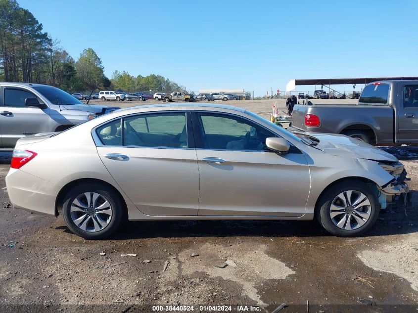 2014 HONDA ACCORD LX - 1HGCR2F35EA261742