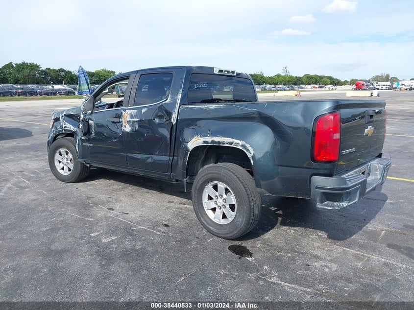 VIN 1GCGSBEAXJ1220022 2018 CHEVROLET COLORADO WT
