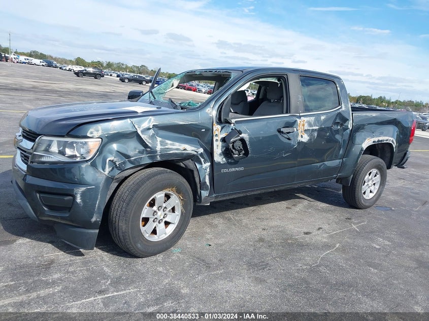 VIN 1GCGSBEAXJ1220022 2018 CHEVROLET COLORADO WT