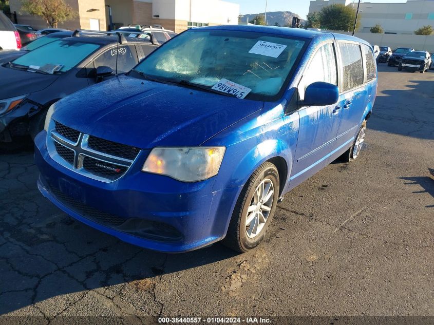 2013 DODGE GRAND CARAVAN SXT - 2C4RDGCG0DR752046