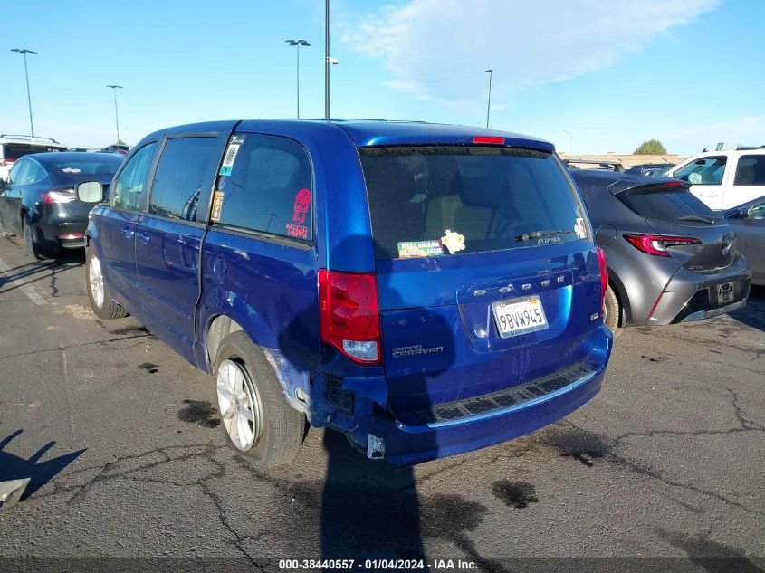 2013 DODGE GRAND CARAVAN SXT - 2C4RDGCG0DR752046