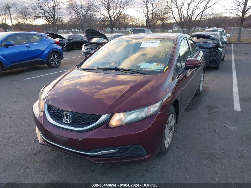 2015 HONDA CIVIC LX - 19XFB2F5XFE212911