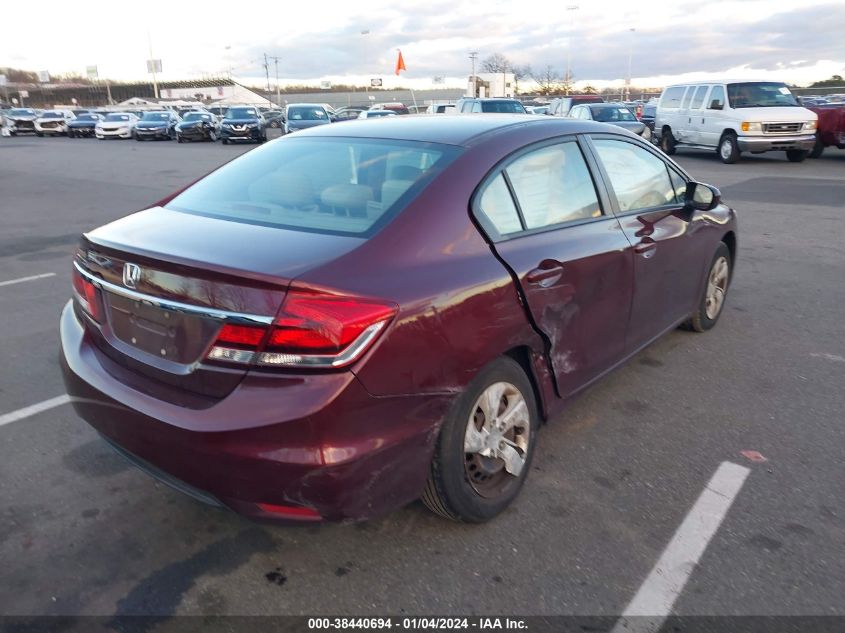 2015 HONDA CIVIC LX - 19XFB2F5XFE212911