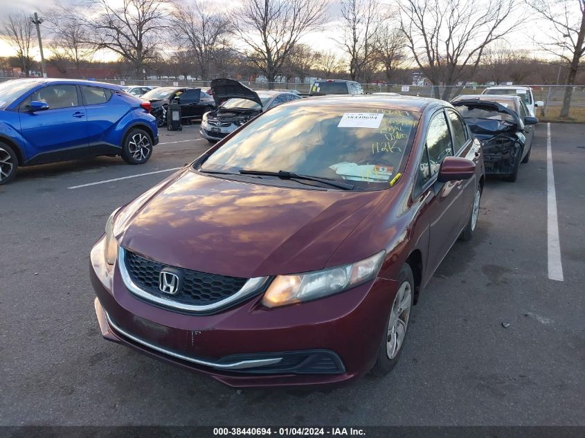 2015 HONDA CIVIC LX - 19XFB2F5XFE212911
