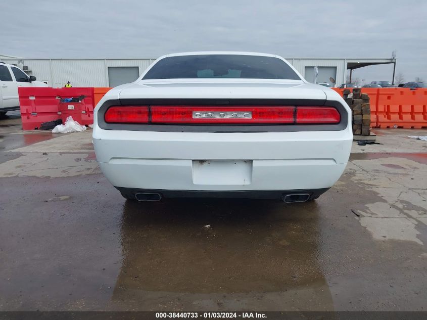 2013 DODGE CHALLENGER SXT - 2C3CDYAG2DH723978