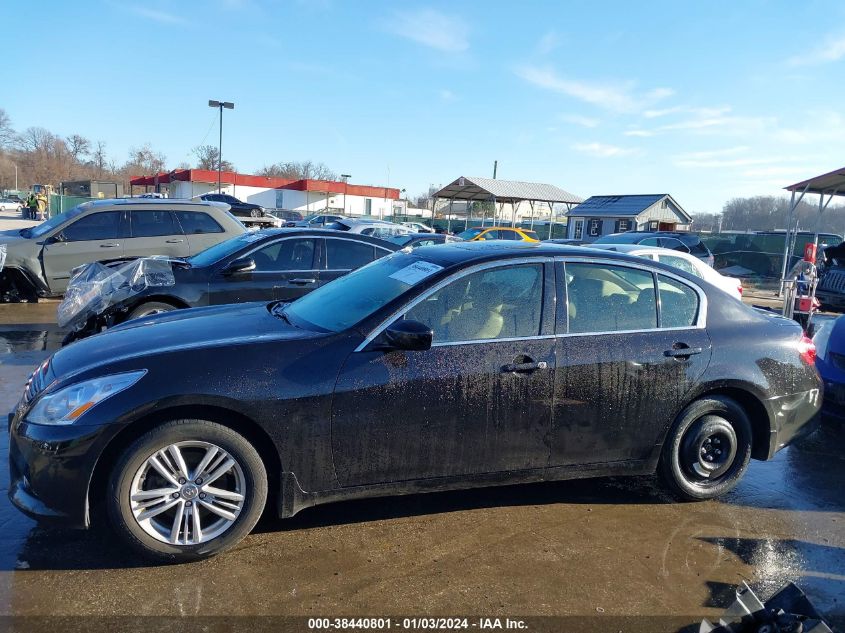 2013 INFINITI G37X - JN1CV6AR3DM763162