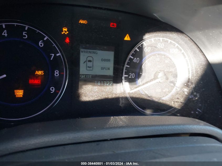 2013 INFINITI G37X - JN1CV6AR3DM763162