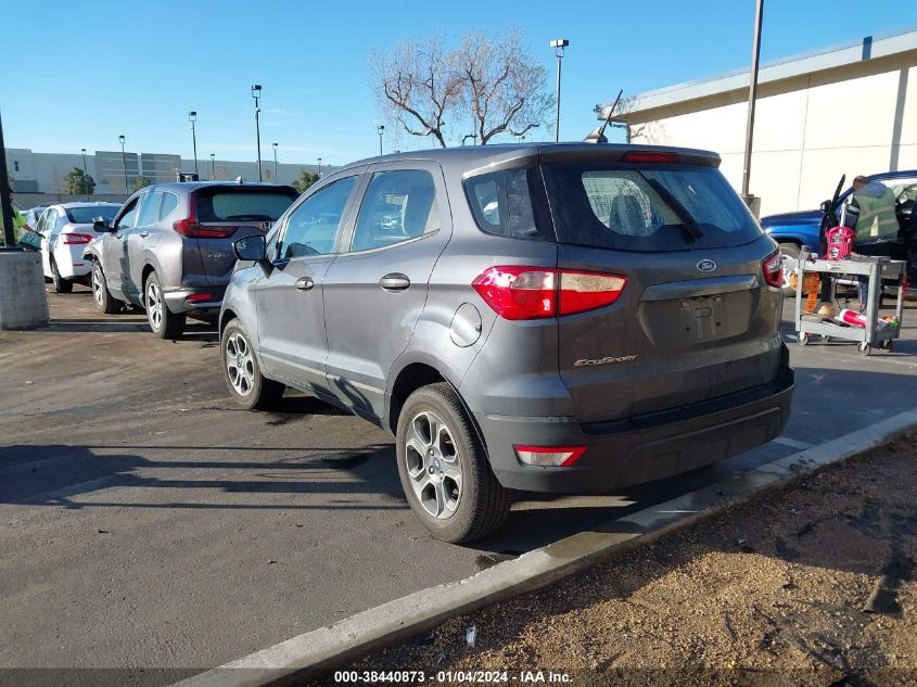 2021 FORD ECOSPORT S - MAJ3S2FE4MC441128