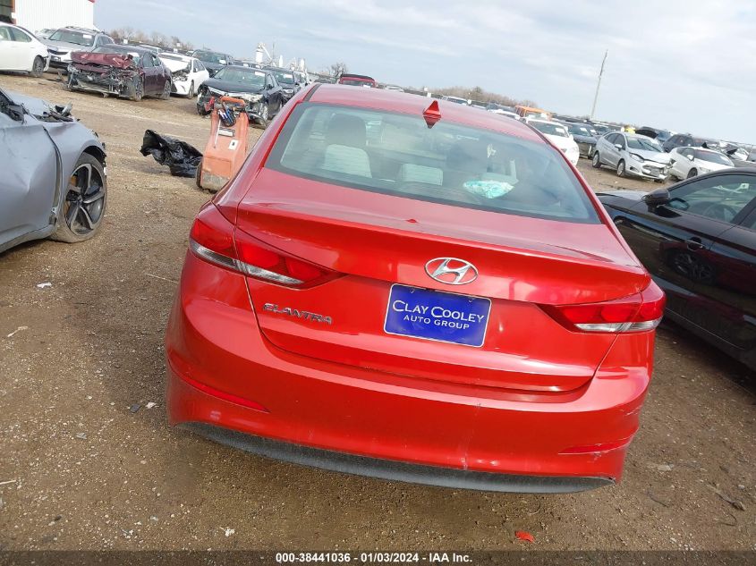 2018 HYUNDAI ELANTRA SEL/VALUE/LIMITED - 5NPD84LFXJH315085