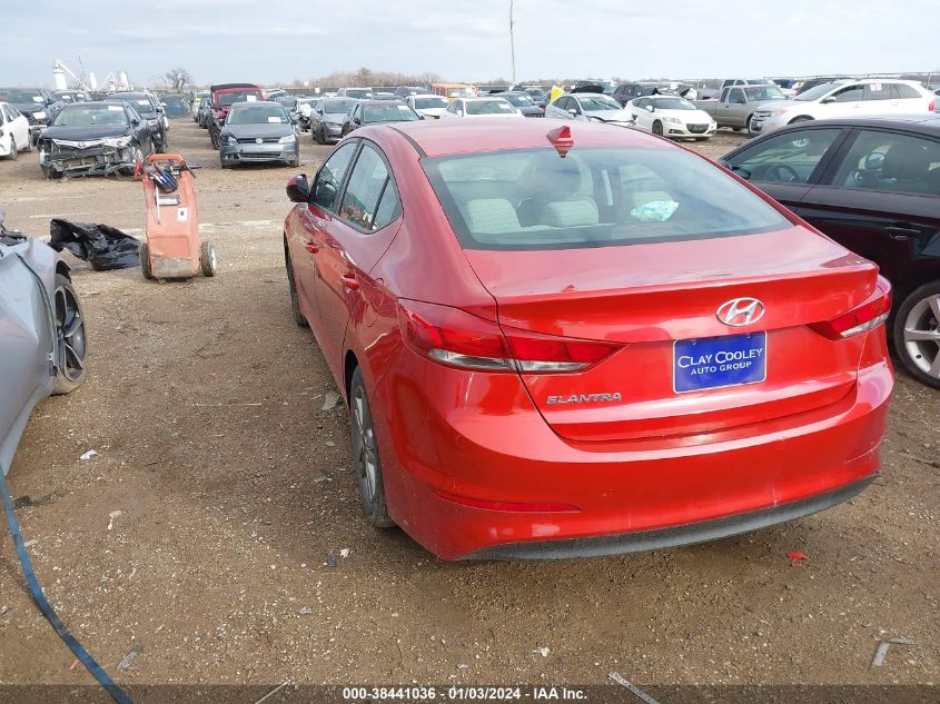 2018 HYUNDAI ELANTRA SEL/VALUE/LIMITED - 5NPD84LFXJH315085