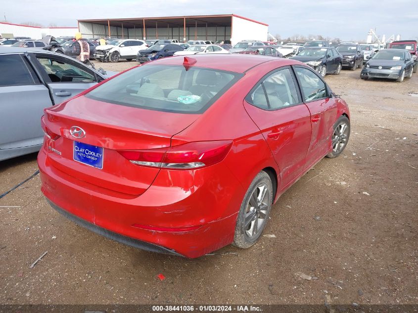 2018 HYUNDAI ELANTRA SEL/VALUE/LIMITED - 5NPD84LFXJH315085