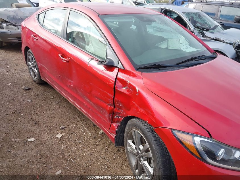 2018 HYUNDAI ELANTRA SEL/VALUE/LIMITED - 5NPD84LFXJH315085