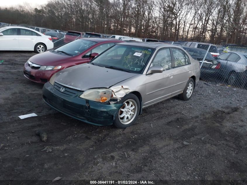 2HGES26732H556206 | 2002 HONDA CIVIC