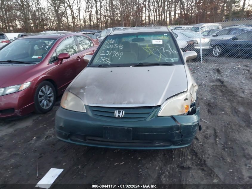 2HGES26732H556206 | 2002 HONDA CIVIC