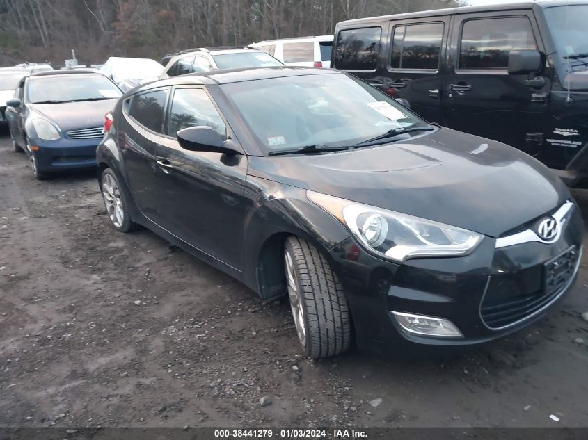 2013 HYUNDAI VELOSTER BASE W/GRAY - KMHTC6AD5DU085422