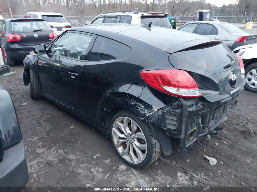 2013 HYUNDAI VELOSTER BASE W/GRAY - KMHTC6AD5DU085422