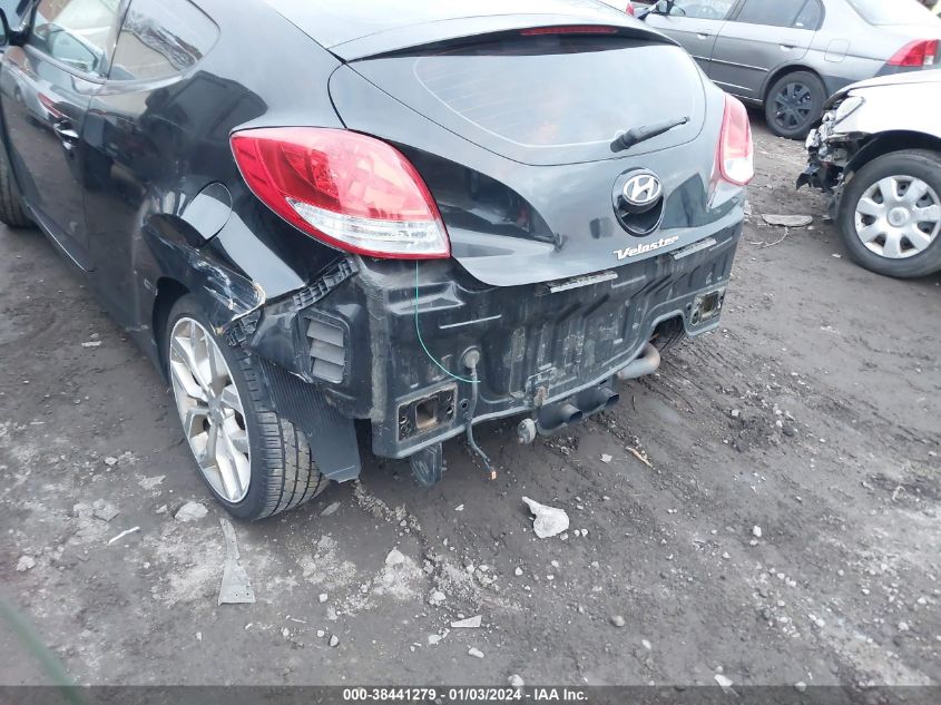 2013 HYUNDAI VELOSTER BASE W/GRAY - KMHTC6AD5DU085422