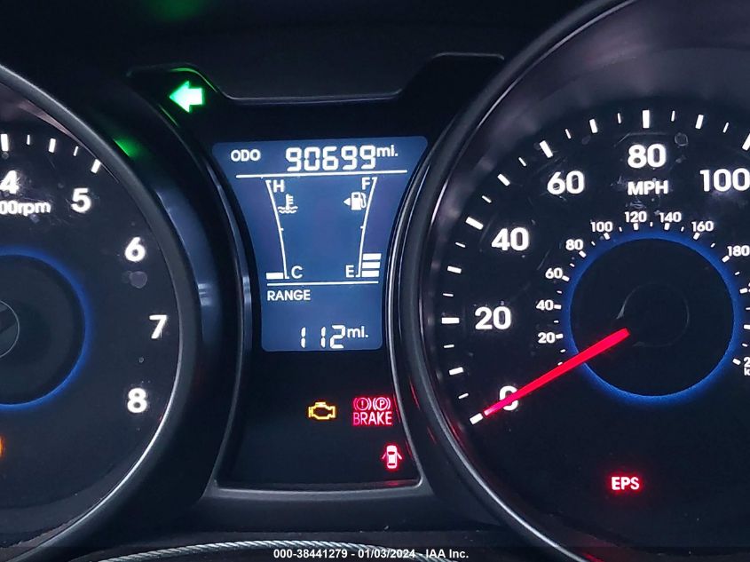 2013 HYUNDAI VELOSTER BASE W/GRAY - KMHTC6AD5DU085422