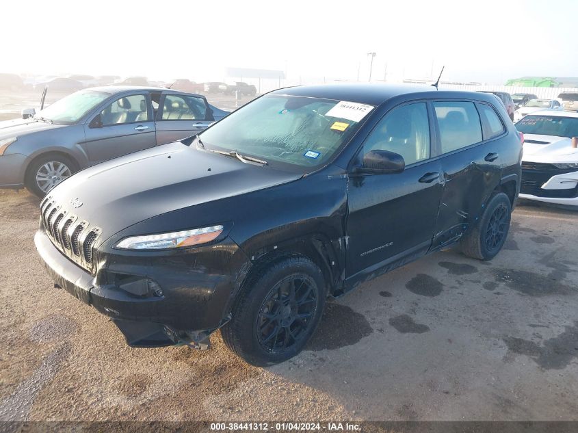 2016 JEEP CHEROKEE SPORT - 1C4PJLAB6GW113567