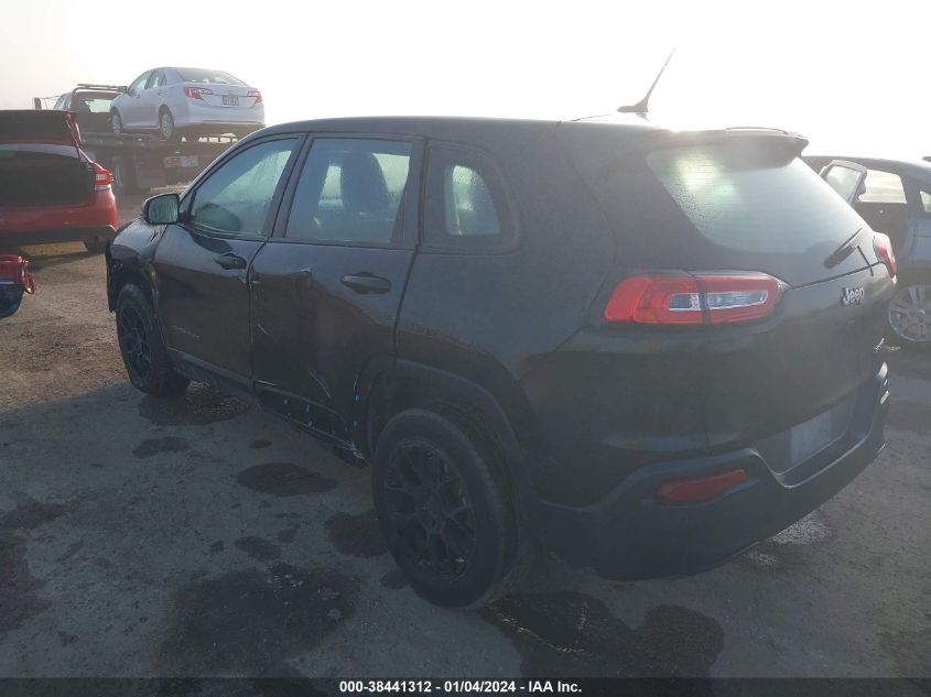 2016 JEEP CHEROKEE SPORT - 1C4PJLAB6GW113567