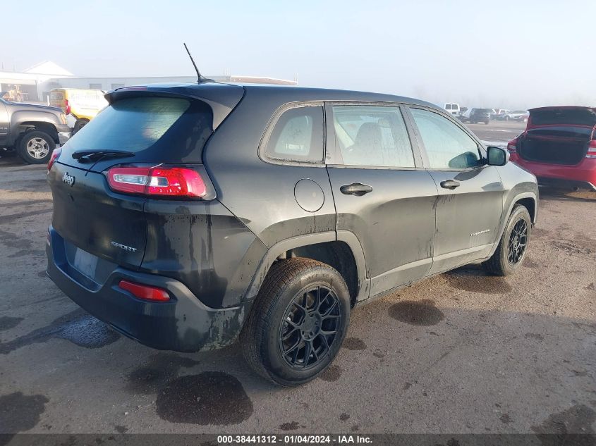 2016 JEEP CHEROKEE SPORT - 1C4PJLAB6GW113567