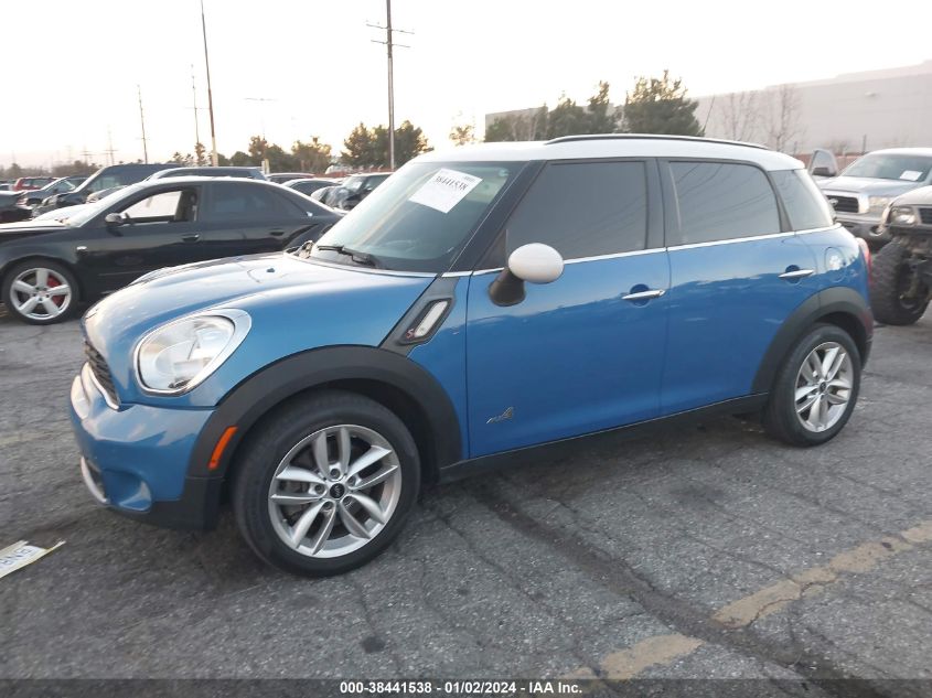 2014 MINI COUNTRYMAN COOPER S WMWZC5C59EWM17511