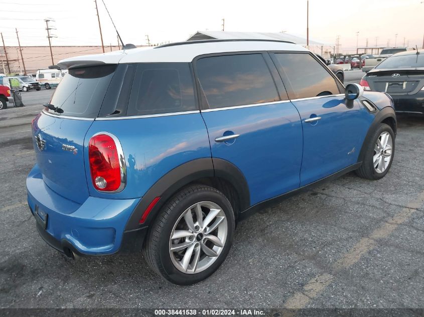 2014 MINI COUNTRYMAN COOPER S WMWZC5C59EWM17511