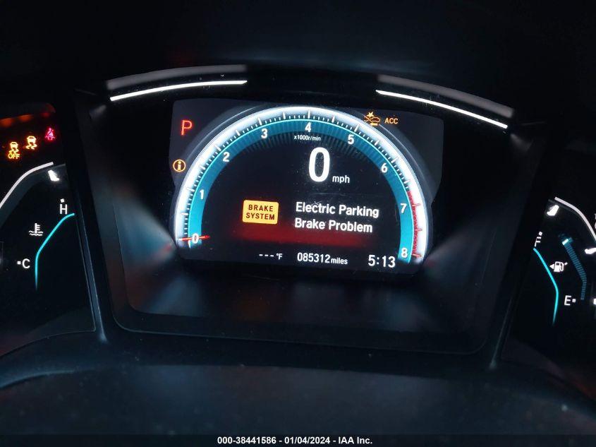 2019 HONDA CIVIC LX - 2HGFC2F6XKH599997