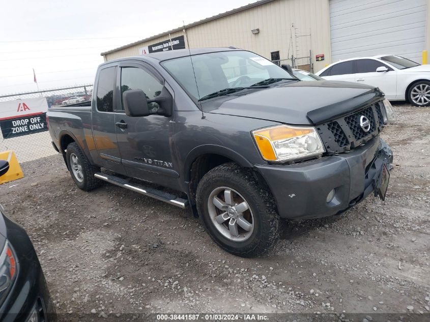 Lot #2539240621 2010 NISSAN TITAN PRO-4X salvage car