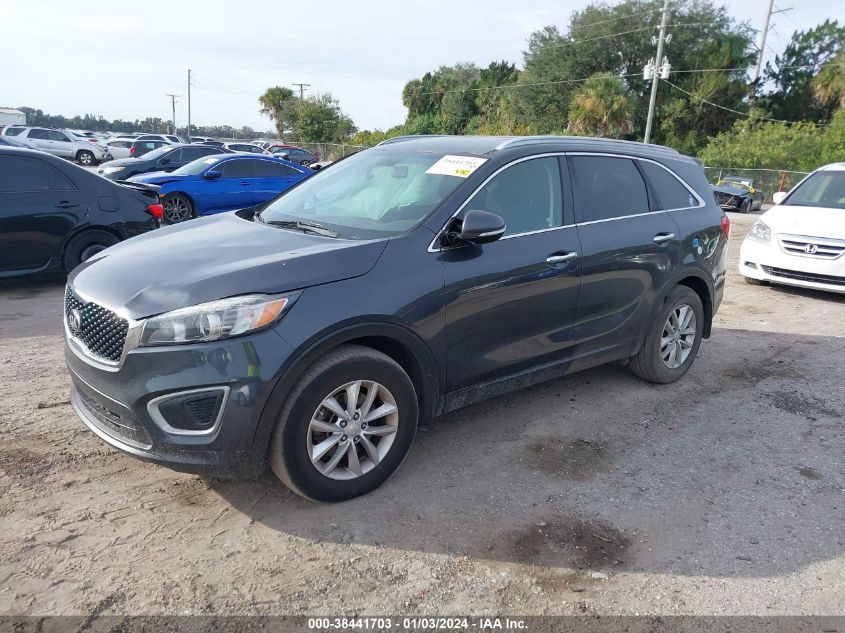 2016 KIA SORENTO LX/L - 5XYPG4A36GG116754