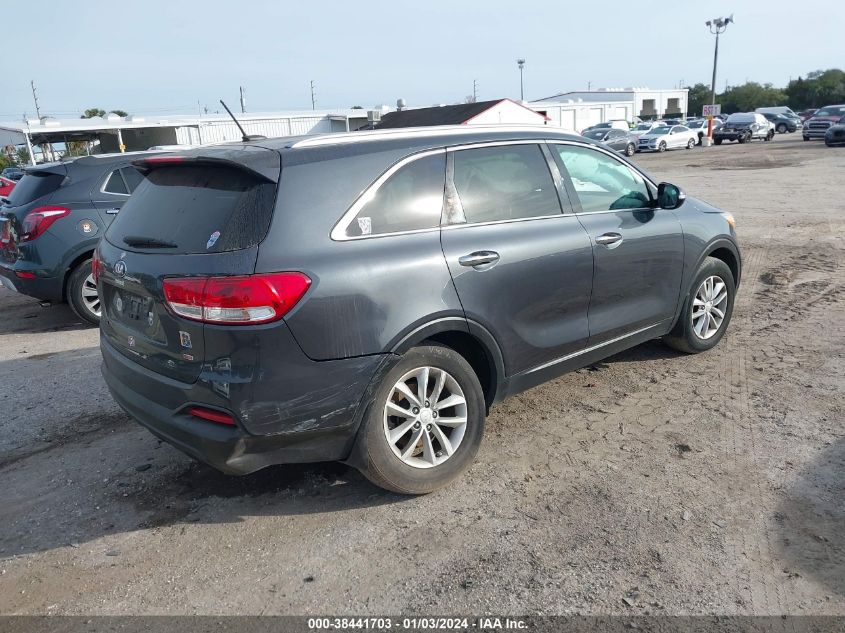 2016 KIA SORENTO LX/L - 5XYPG4A36GG116754