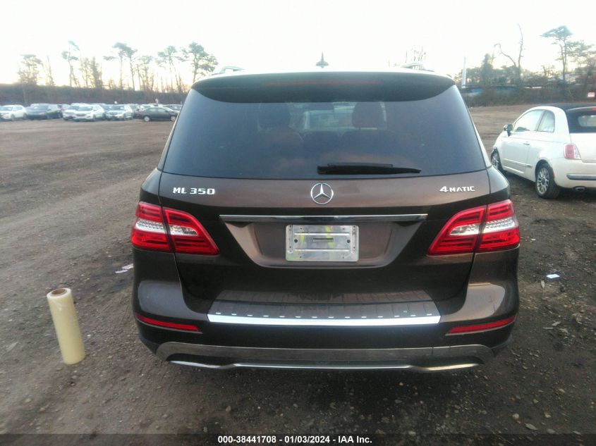 2013 MERCEDES-BENZ ML 350 4MATIC 4JGDA5HB9DA100594