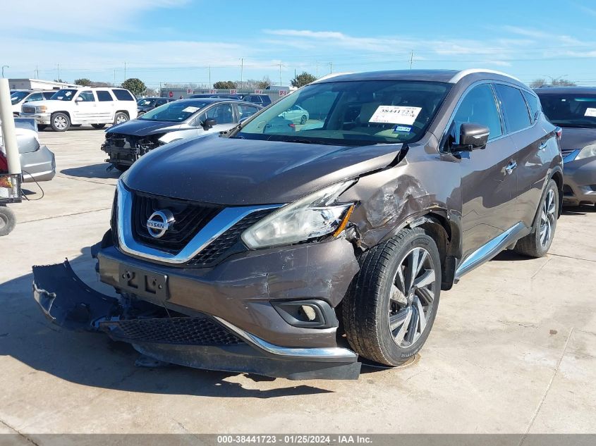 2015 NISSAN MURANO PLATINUM - 5N1AZ2MH7FN226906