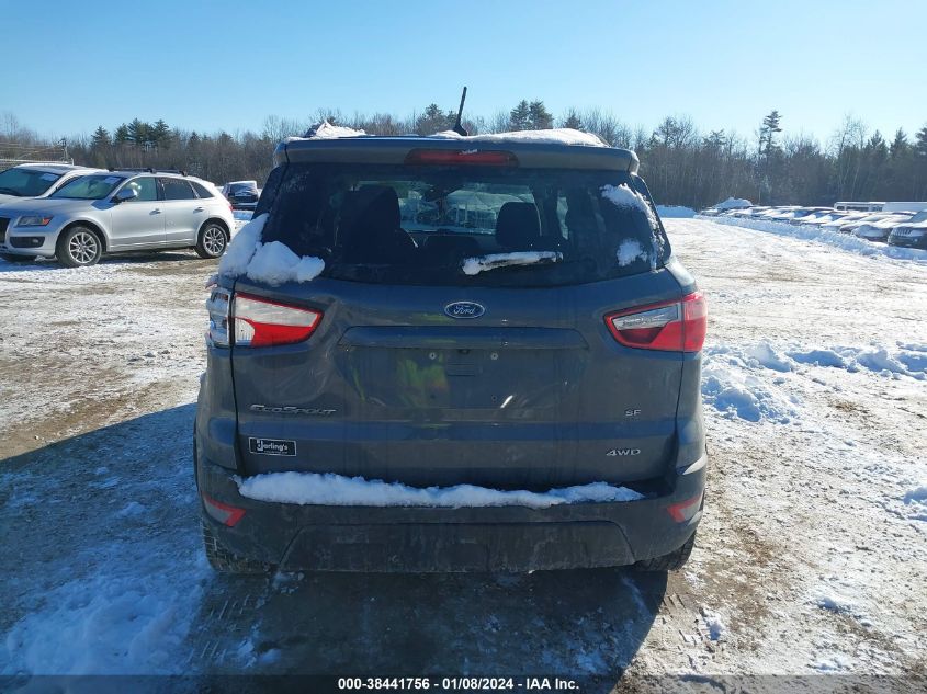 2018 FORD ECOSPORT SE - MAJ6P1UL3JC209898