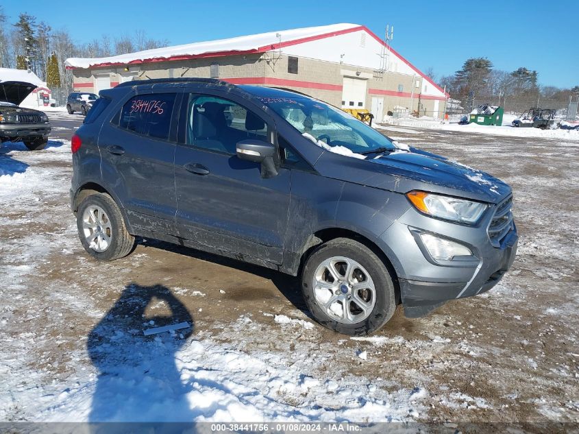 2018 FORD ECOSPORT SE - MAJ6P1UL3JC209898