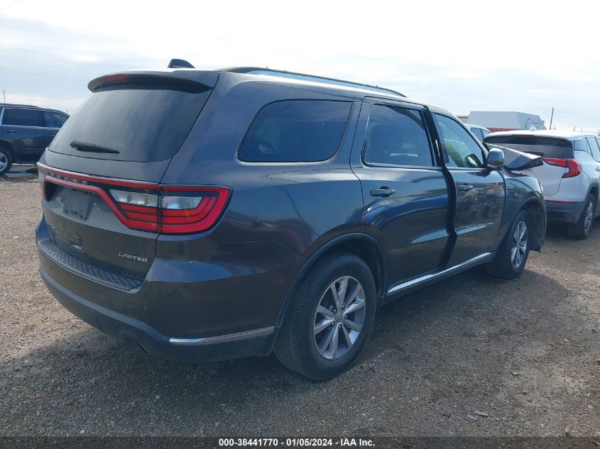 2016 DODGE DURANGO LIMITED - 1C4RDHDG4GC467075