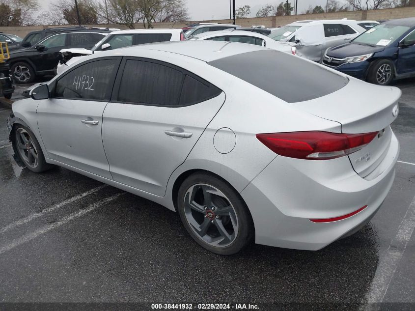 2018 HYUNDAI ELANTRA SE - KMHD74LF6JU520486