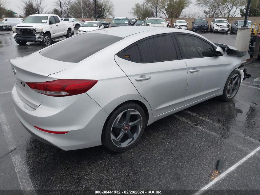 2018 HYUNDAI ELANTRA SE - KMHD74LF6JU520486