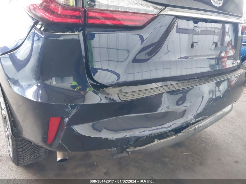 2018 LEXUS RX 350 - 2T2BZMCA1JC141561