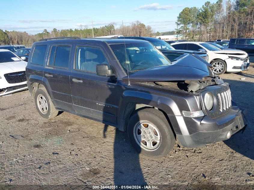 2017 JEEP PATRIOT SPORT - 1C4NJPBA4HD209862