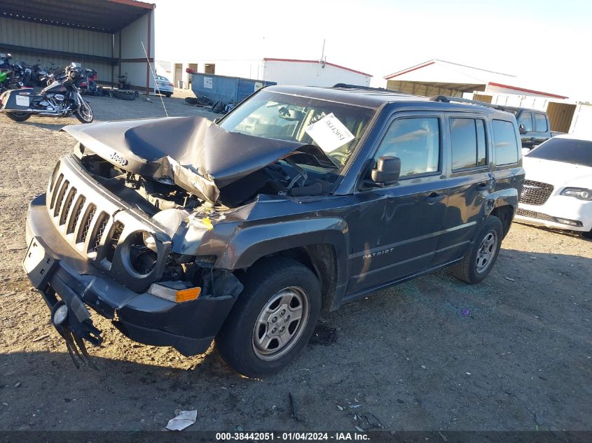 2017 JEEP PATRIOT SPORT - 1C4NJPBA4HD209862