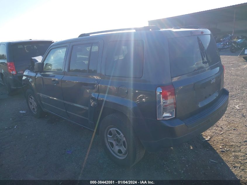2017 JEEP PATRIOT SPORT - 1C4NJPBA4HD209862