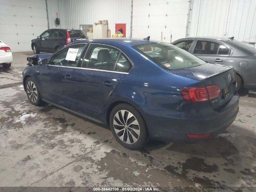 2013 VOLKSWAGEN JETTA HYBRID SE/SEL/SEL PREMIUM 3VW637AJ9DM289011