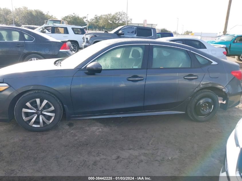 2022 HONDA CIVIC LX - 2HGFE2F22NH545668