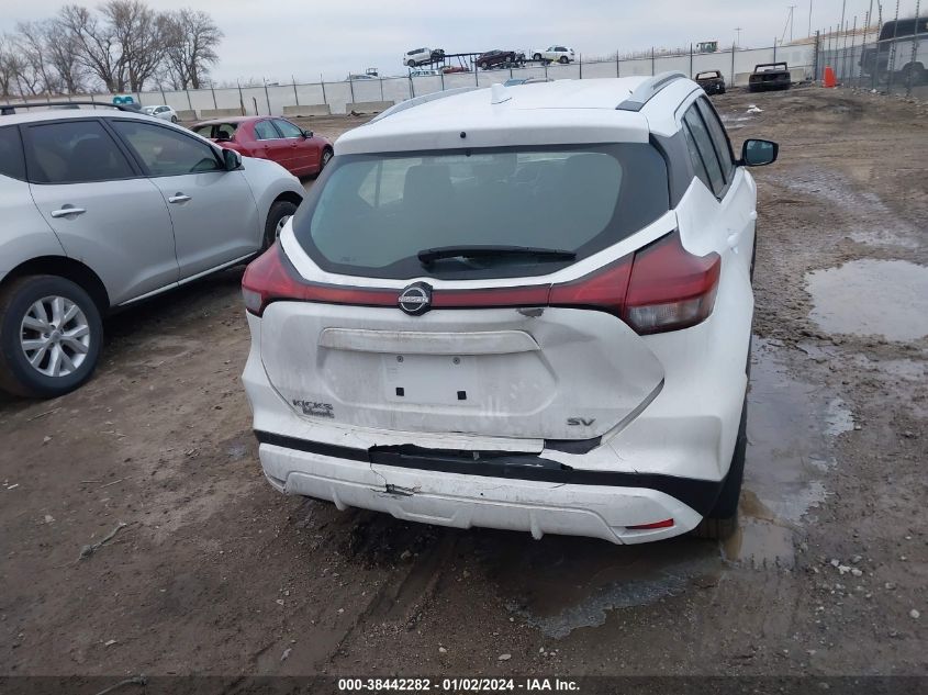 2022 NISSAN KICKS SV XTRONIC CVT - 3N1CP5CV9NL485216