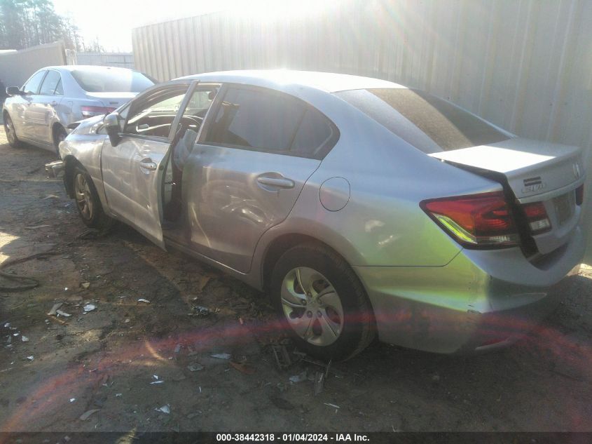 2015 HONDA CIVIC LX - 19XFB2F50FE094710