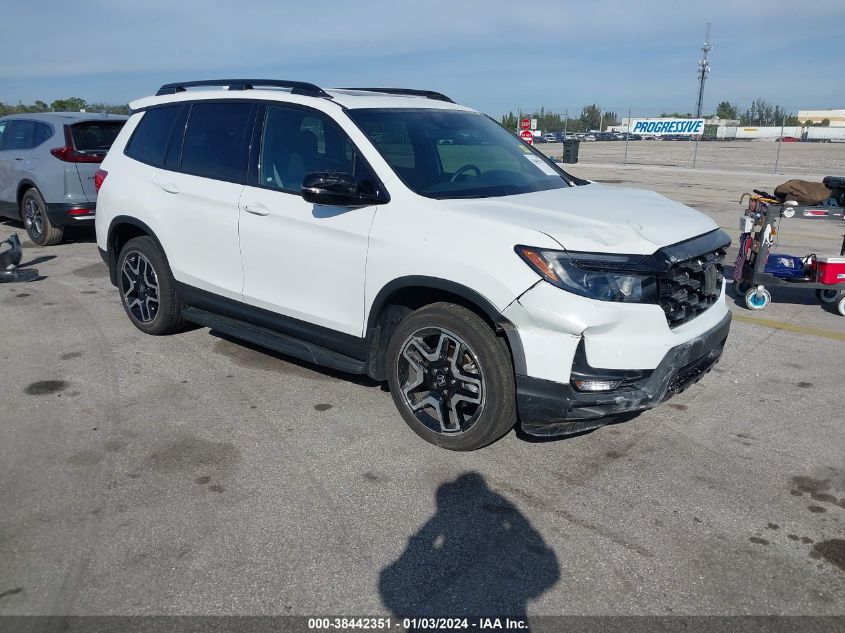 2022 HONDA PASSPORT ELITE - 5FNYF8H02NB006430