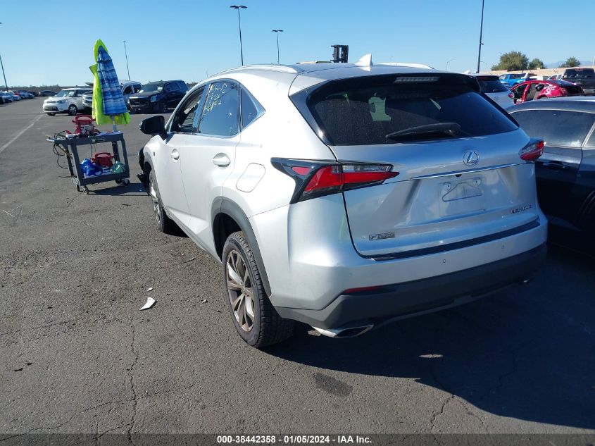 2016 LEXUS NX 200T F SPORT - JTJYARBZXG2028822