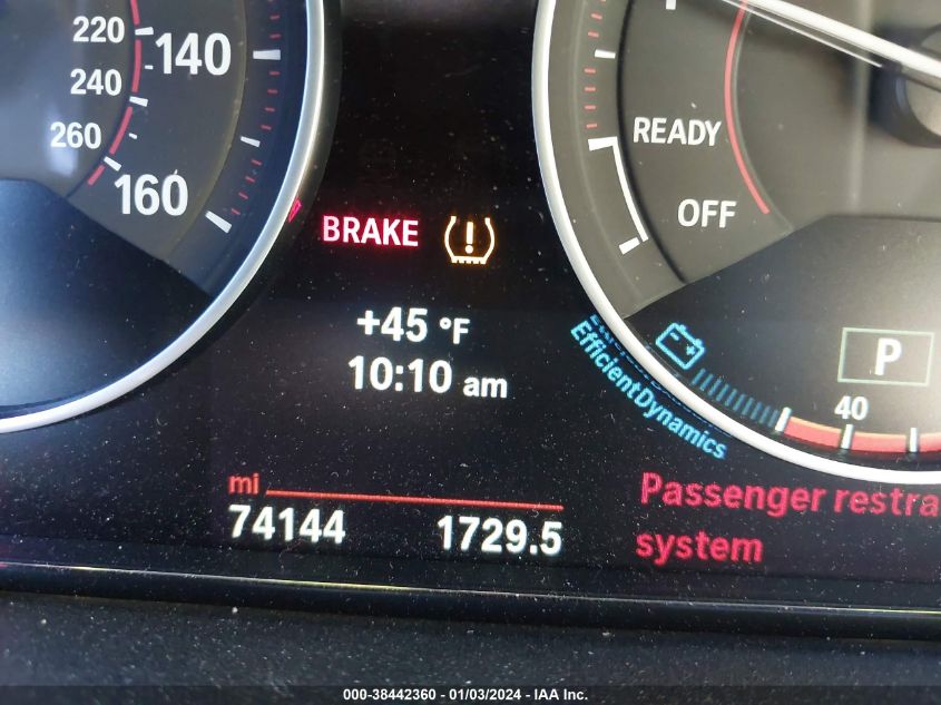 2014 BMW 335I XDRIVE WBA3B9C5XEP458501